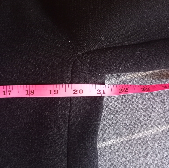 J. Crew Stadium Cloth Classic  Preppy Wool Placket Zipper Casual Black Jacket - Picture 7 of 8